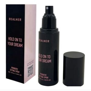 NWOT REALHER Probiotic Setting Spray - Black